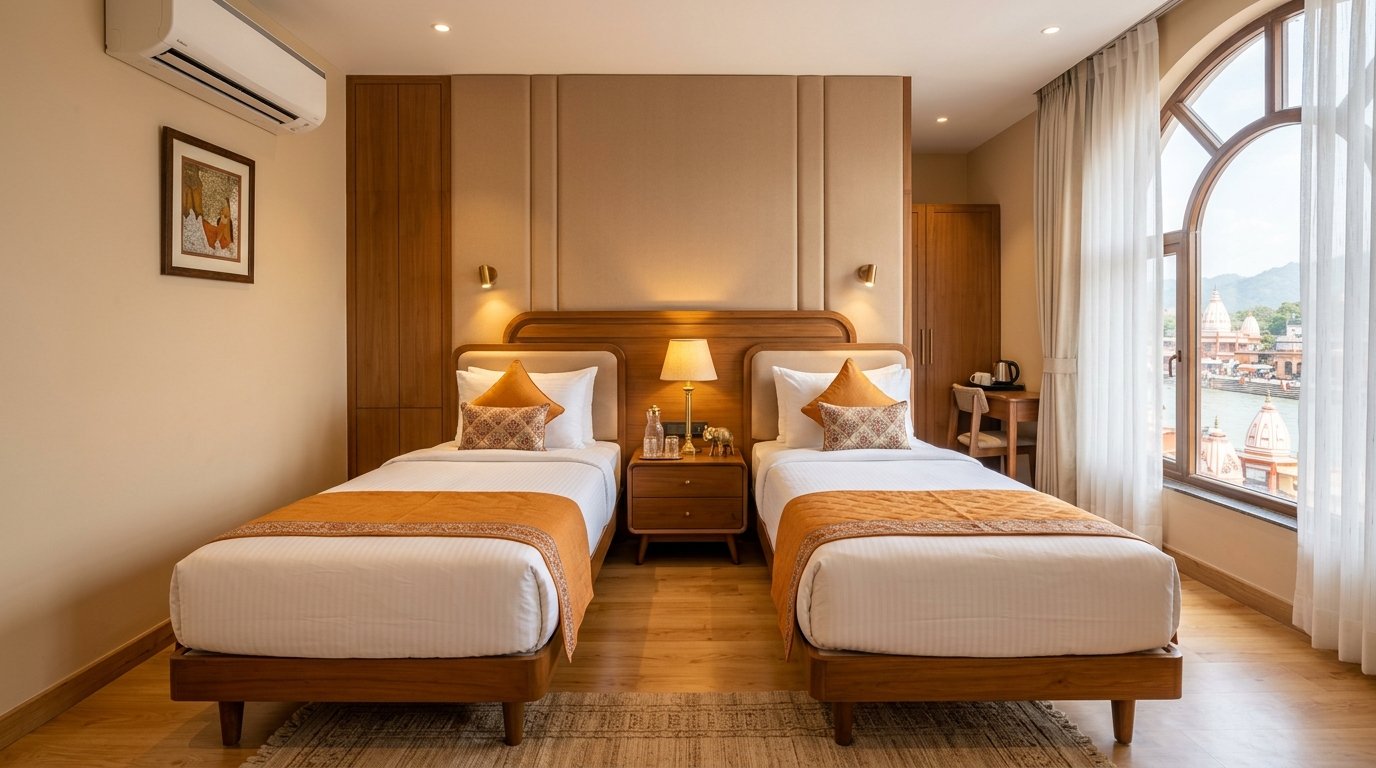 Standard AC Twin Room at Hotel Mohan Inn